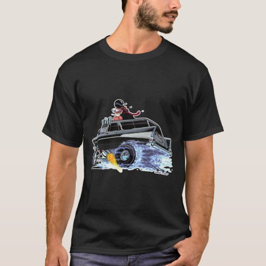 Vince Crains High Octane Art, 1957 Chevy NOMAD T-Shirt (Vorderseite)