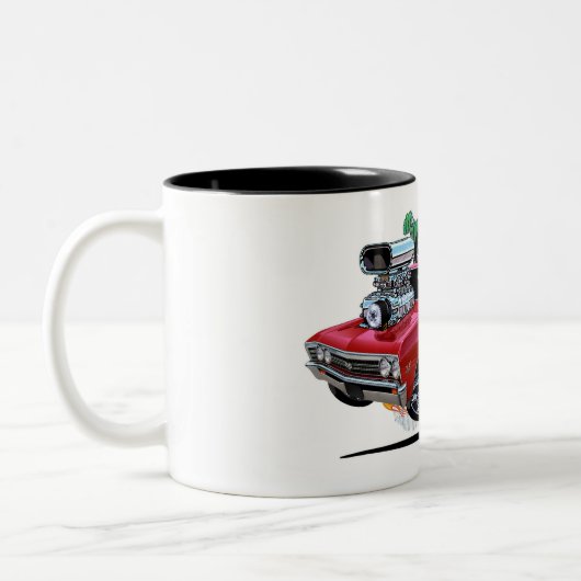 Vince Crains High Octane Art, 1967 Chevelle SS Zweifarbige Tasse (Links)