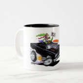 Vince Crains High Octane Art, 1969 Bird Fink Zweifarbige Tasse (Vorderseite Links)