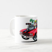 Vince Crains High Octane Art, 1970 Chevelle SS Kaffeetasse (Vorderseite Links)