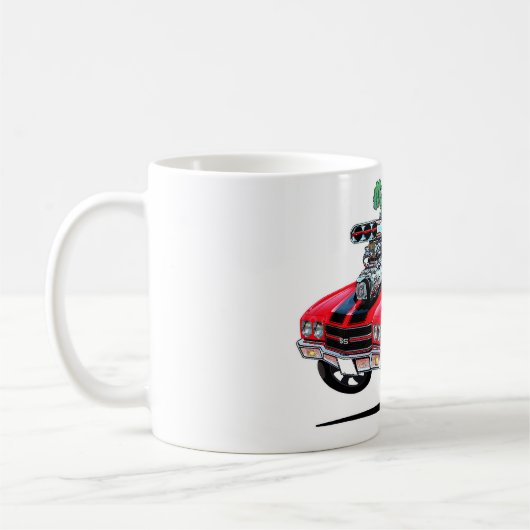 Vince Crains High Octane Art, 1970 Chevelle SS Kaffeetasse (Links)