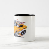 Vince Crains High Octane Art, 1970 GTO the Judge Zweifarbige Tasse (Mittel)