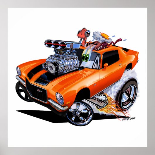 Vince Crains High Octane Art, 1971 Camaro Poster (Vorne)