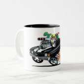 Vince Crains High Octane Art, 1972 Chevelle SS Zweifarbige Tasse (Vorderseite Links)