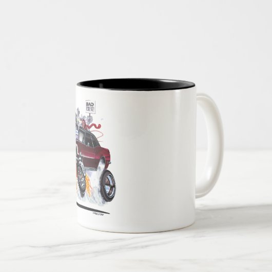 Vince Crains RAT POWER 1968 Camaro Zweifarbige Tasse (VorderseiteRechts)