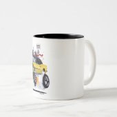 Vince Crains RAT POWER 1968 Camaro Zweifarbige Tasse (VorderseiteRechts)