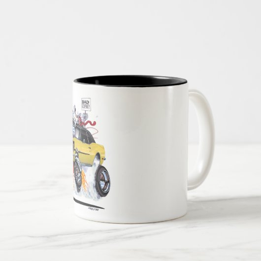 Vince Crains RAT POWER 1968 Camaro Zweifarbige Tasse (VorderseiteRechts)