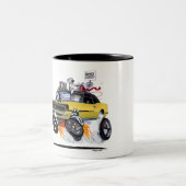 Vince Crains RAT POWER 1968 Camaro Zweifarbige Tasse (Mittel)