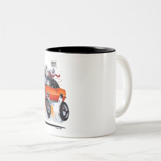 Vince Crains RAT POWER 1968 Camaro Zweifarbige Tasse (VorderseiteRechts)