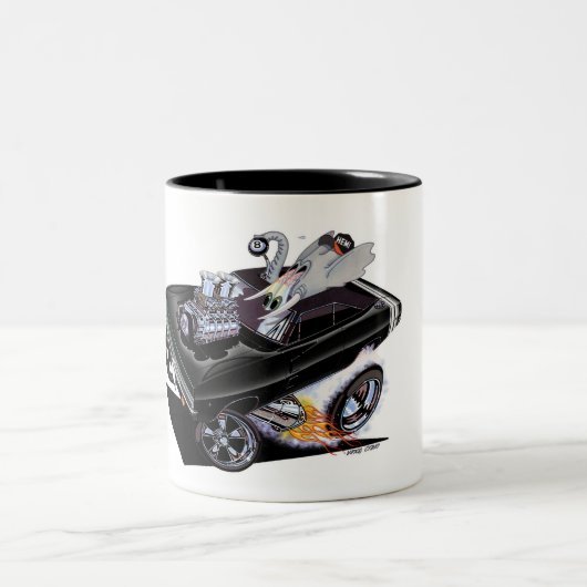 Vince Crains VOLL CHARGE 1968 Ladegerät Zweifarbige Tasse (Mittel)