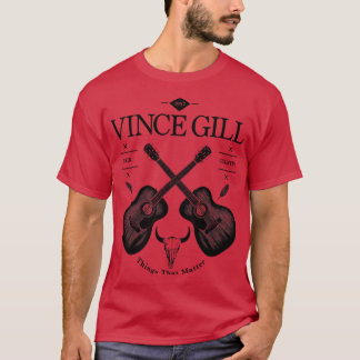 Vince Gill Vintages Guitar-Logo T-Shirt