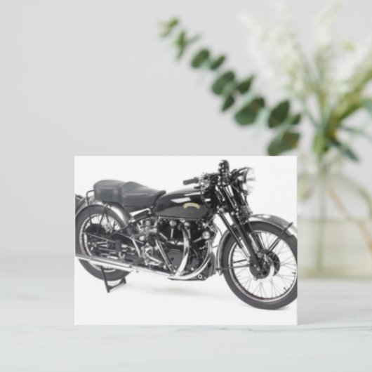 VINCENT BLACK SHADOW POSTKARTE (Stehend Vorderseite)