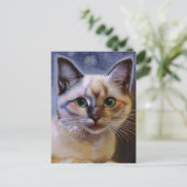 Vincent Cat Gogh Postcard Postkarte (Stehend Vorderseite)