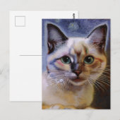 Vincent Cat Gogh Postcard Postkarte (Vorne/Hinten)