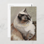 Vincent Cat Gogh Postcard Postkarte (Vorne/Hinten)