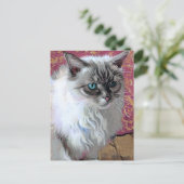 Vincent Cat Gogh Postcard Postkarte (Stehend Vorderseite)