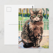 Vincent Cat Gogh Postcard Postkarte (Vorne/Hinten)