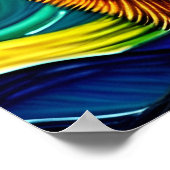 Vincent Cat Gogh Poster (Ecke)