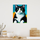 Vincent Cat Gogh Poster (Küche)