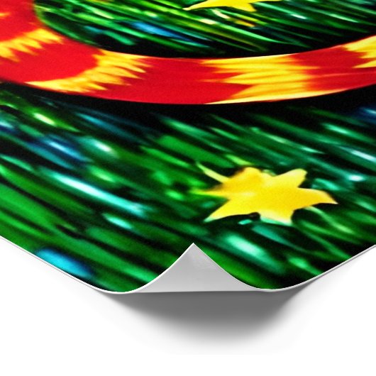 Vincent Cat Gogh Poster (Ecke)