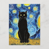 Vincent Cat Gogh Postkarte (Vorderseite)