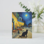 Vincent Cat Gogh Postkarte (Stehend Vorderseite)