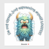 Vincent: Entsetzlich aber Adorabel! mit Sprichwort Aufkleber (Blatt)