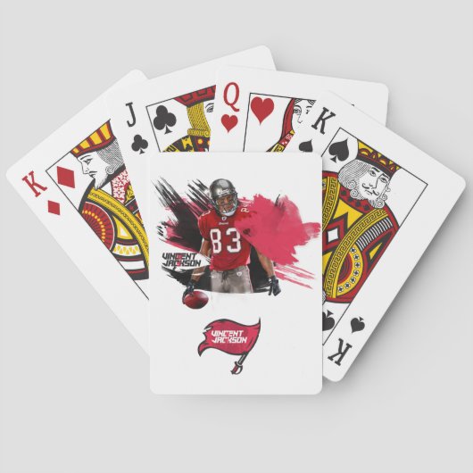 Vincent Jackson Playing Cards Spielkarten (Rückseite)