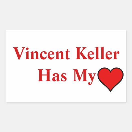 Vincent Keller Stickers (Vorderseite)