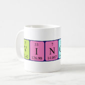 Vincent Periodenname Tasse (Vorderseite Links)