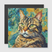 Vincent the Cat Magnetkarte (Vorne/Hinten)