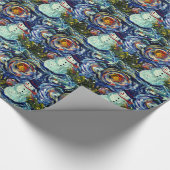 Vincent the Snowman Packpapper Geschenkpapier (Ecke)