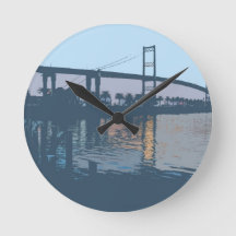 Vincent Thomas Bridge Wall Clock