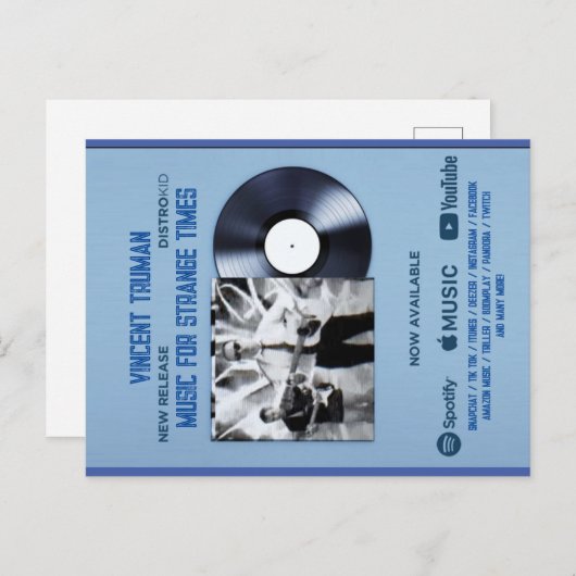 Vincent Truman Postcard 2 Postkarte (Vorne/Hinten)