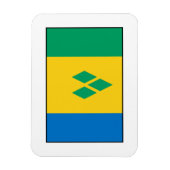 Vincent und die Grenadinen Magnet (Vertikal)