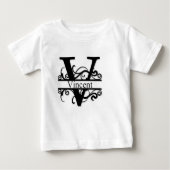 Vincent V Monogram Baby T-shirt (Vorderseite)