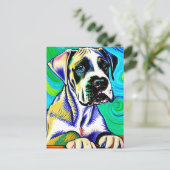 Vincent Van Dog Postkarte (Stehend Vorderseite)