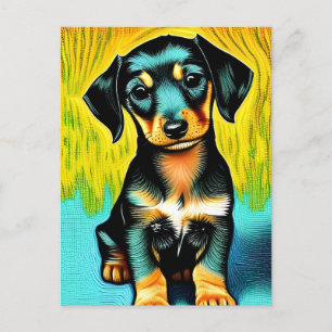 Vincent Van Dog Postkarte