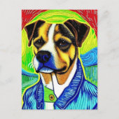Vincent Van Dog Postkarte (Vorderseite)