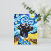 Vincent Van Dog Postkarte (Stehend Vorderseite)