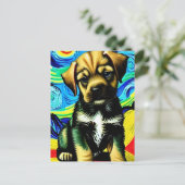 Vincent Van Dog Postkarte (Stehend Vorderseite)