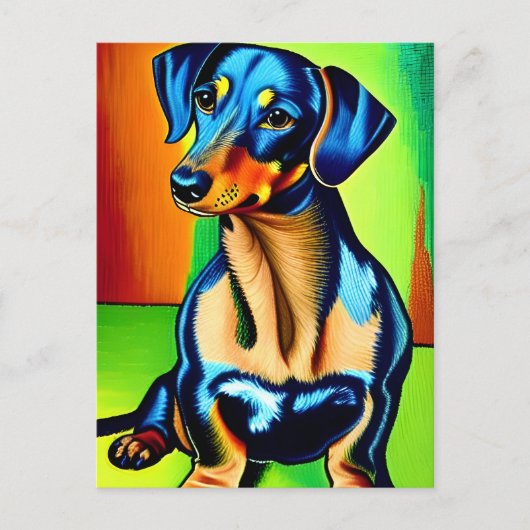 Vincent Van Dog Postkarte (Vorderseite)