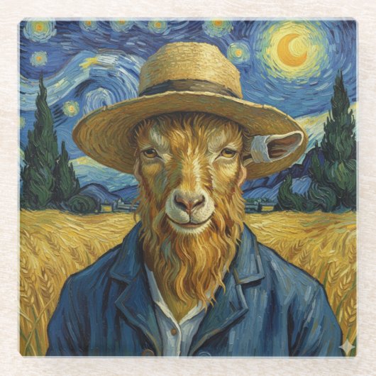 Vincent Van Goat, Glasuntersetzer (Vorderseite)