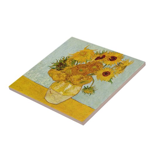 Vincent Van Gogh 12 Sonnenblumen Impressionist Fliese (Seite)