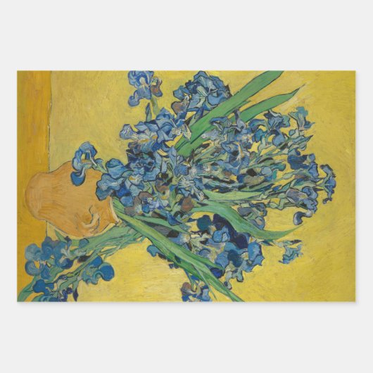 Vincent Van Gogh 12 Sonnenblumen Impressionist Geschenkpapier Set (Vorderseite 3)