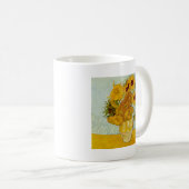 Vincent Van Gogh 12 Sonnenblumen Impressionist Kaffeetasse (VorderseiteRechts)