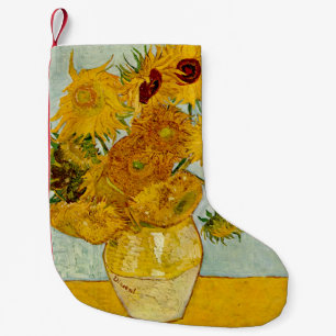 Vincent Van Gogh 12 Sonnenblumen Impressionist Kleiner Weihnachtsstrumpf