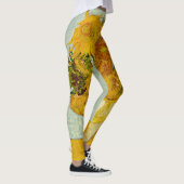 Vincent Van Gogh 12 Sonnenblumen Impressionist Leggings (Rechts)