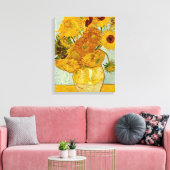 Vincent Van Gogh 12 Sonnenblumen Impressionist Leinwanddruck (Insitu (Wohnzimmer))