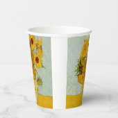 Vincent Van Gogh 12 Sonnenblumen Impressionist Pappbecher (Rechts)